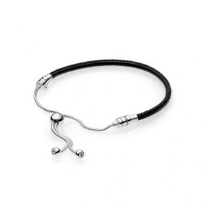 PANDORA strieborný kožený náramok 597225CBK