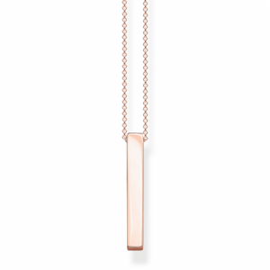 THOMAS SABO náhrdelník Golden cuboid KE1907-415-40-L45V