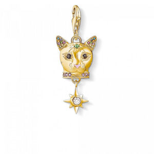 THOMAS SABO strieborný prívesok charm Cat 1819-471-7