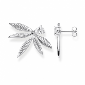 THOMAS SABO náušnice Leaves silver H2106-051-14