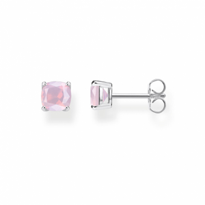 THOMAS SABO náušnice Shimmering pink opal colour effect H2104-699-7
