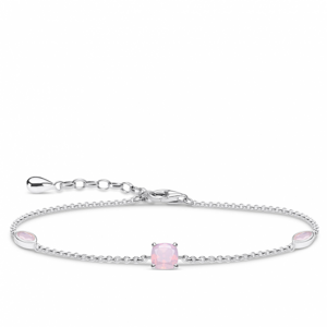 THOMAS SABO náramok Shimmering pink opal colour effect A1936-699-7-L19v