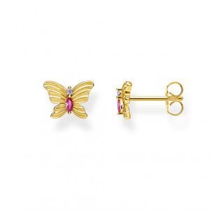 THOMAS SABO náušnice Butterfly gold H2100-995-7
