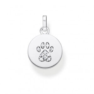 THOMAS SABO prívesok Disc paw cat PE882-643-14