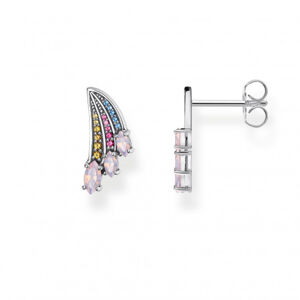 THOMAS SABO náušnice Bright silver-coloured hummingbird wing H2101-348-7