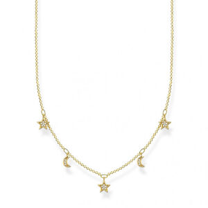 THOMAS SABO náhrdelník Moons & stars KE2074-414-14-L45v