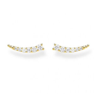 THOMAS SABO náušnice White Stones gold H2158-414-14