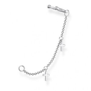 THOMAS SABO náušnica s retiazkou na náušnicu Crosses EC0022-001-21