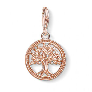 THOMAS SABO strieborný prívesok charm Tree of life rose gold 1861-416-14