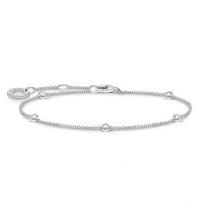 THOMAS SABO strieborný náramok White stones silver A1999-051-14-L19v