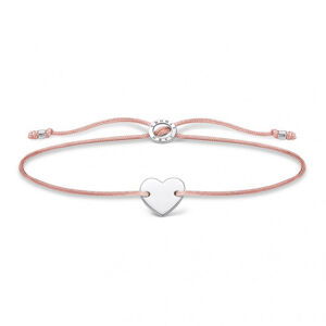 THOMAS SABO šnúrkový náramok Heart silver A1996-173-19-L20v