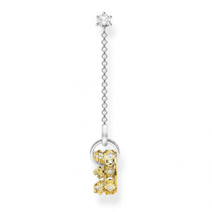 THOMAS SABO kusová náušnica Crown gold H2126-849-7