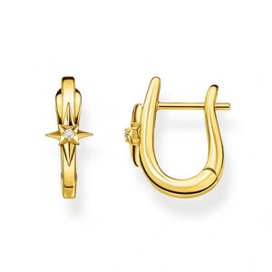 THOMAS SABO náušnice Star gold CR654-414-39