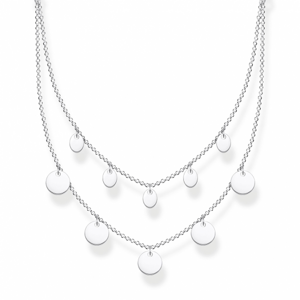 THOMAS SABO náhrdelník Discs silver KE2106-001-21-L45V