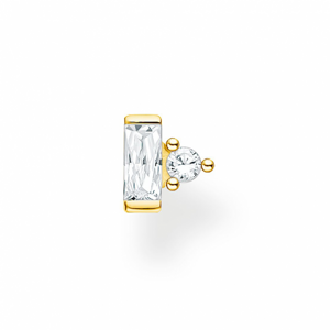 THOMAS SABO kusová náušnica White stone gold H2186-414-14