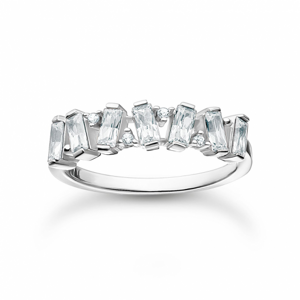 THOMAS SABO prsteň White stones silver TR2346-051-14