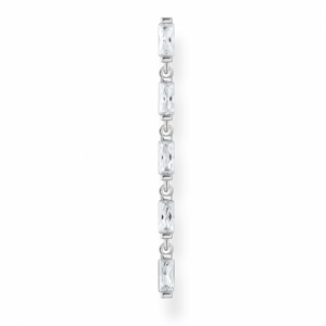 THOMAS SABO kusová náušnica White stone silver H2184-051-14