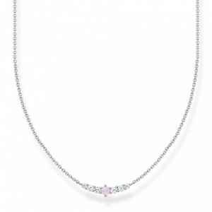 THOMAS SABO náhrdelník Vintage shimmering pink opal colour effect KE2093-166-7-L42V