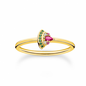 THOMAS SABO prsteň Watermelon gold TR2353-488-7