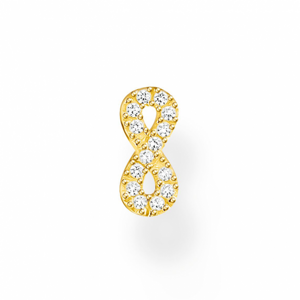 THOMAS SABO kusová náušnica Infinity gold H2216-414-14
