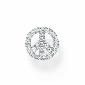 THOMAS SABO kusová náušnica Peace silver H2218-051-14