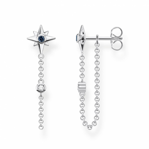THOMAS SABO náušnice Royalty star stones silver H2208-347-7