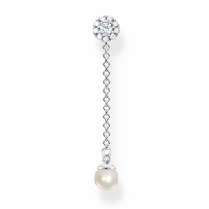 THOMAS SABO kusová náušnica Pearls silver H2238-167-14