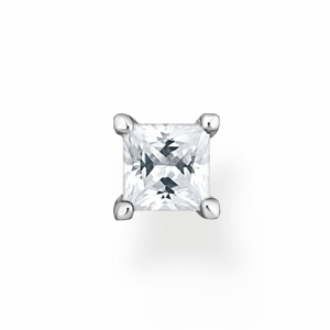 THOMAS SABO kusová náušnica White stone silver H2233-051-14