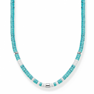 THOMAS SABO náhrdelník Turquoise stones KE2160-058-7