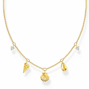 THOMAS SABO náhrdelník Shells gold KE2158-414-14-L45V