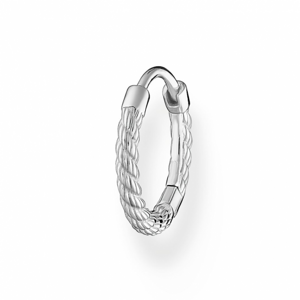 THOMAS SABO kusová náušnica Rope silver CR694-001-21
