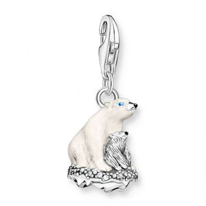 THOMAS SABO strieborný prívesok charm Ice bears 1911-691-7