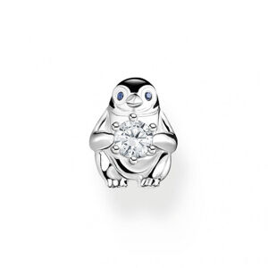 THOMAS SABO kusová náušnica Penguin with white stone H2258-041-7