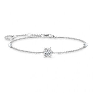 THOMAS SABO náramok Snowflake with white stones A2082-051-14-L19v