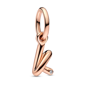 PANDORA pozlátená korálka písmeno K 782460C01
