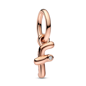 PANDORA pozlátená korálka písmeno F 782532C01