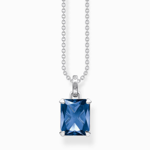 THOMAS SABO náhrdelník Blue stone silver KE1964-699-1