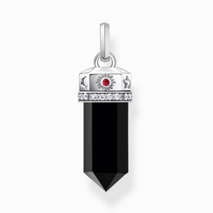 THOMAS SABO prívesok Onyx in hexagon-shape and stones PE955-641-11