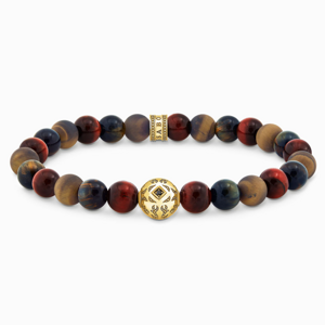 THOMAS SABO strieborný náramok Tiger's eye A2145-324-2