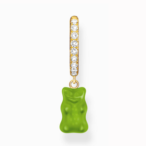 THOMAS SABO x HARIBO kusová náušnica Green goldbear CR726-414-6