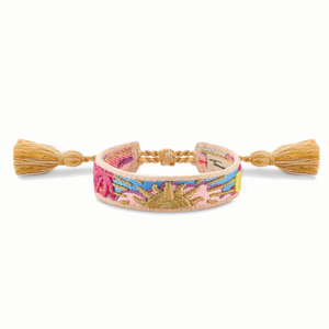 THOMAS SABO náramok Woven bracelet with ornaments ACC0046-302-7