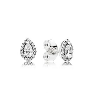 PANDORA náušnice Žiarivé slzy 296252CZ